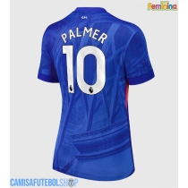 Camisa de time de futebol Chelsea Cole Palmer #10 Replicas 1º Equipamento Feminina 2025-26 Manga Curta
